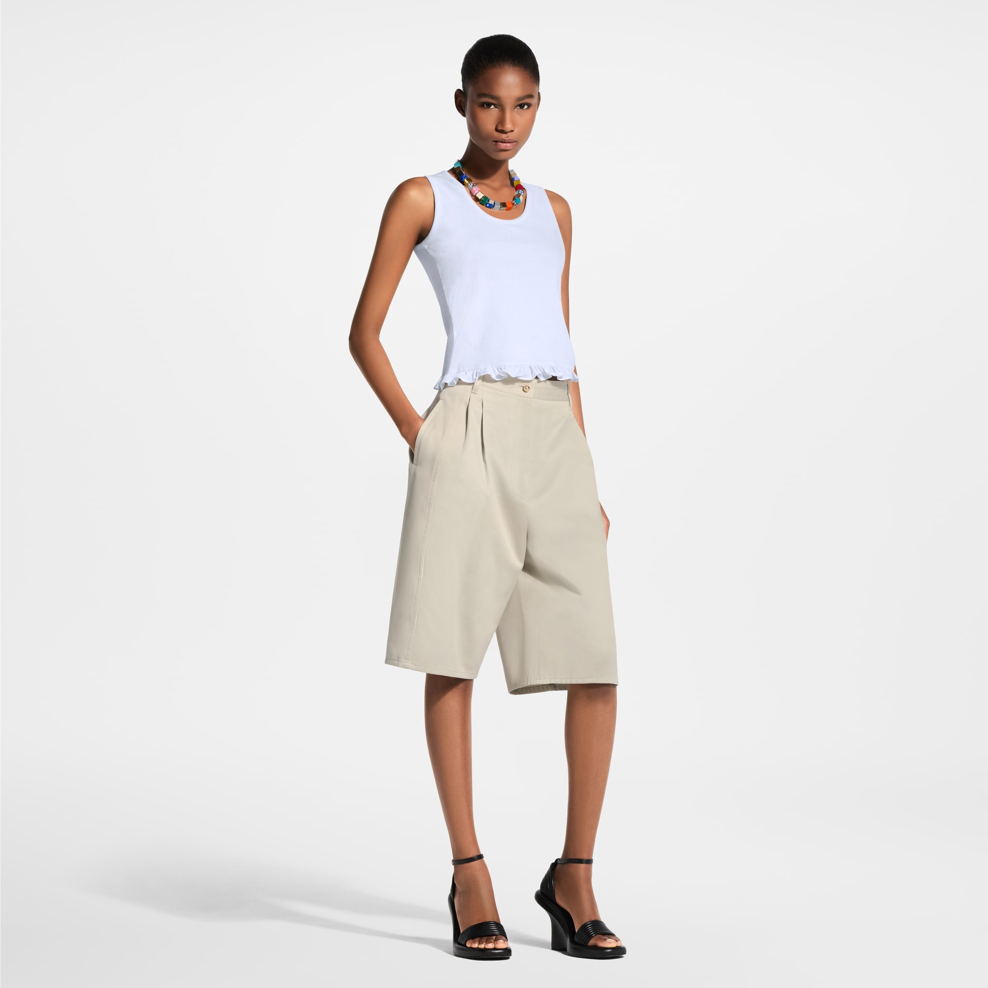 Ruffle Hem Tank Top - Ready-to-Wear | LOUIS VUITTON